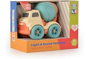 LETS BE CHILD Mixer Toys for Kids Light & Sound Cement Machine Cars for Toddler | Fun & Safe Car Toy, FDA-Approved, Phthalate-Free, Boosts Creativity | Indoor & Outdoor Play, Boys Girls Baby Toddlers Gifts