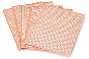 Ocobudbxw 5 pièces Universel bakélite Circuit imprimé Bricolage Prototype PCB prototypage Plaque de Piste