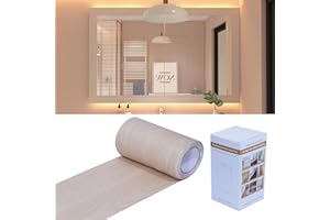 FEILAYS Holzmaserung Aufkleber reparieren Löcher im Boden reparieren Holztüren mit dekorativen Streifen Türrahmen 15cmx10m Weide