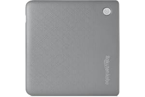 Custodia Basic per Kobo Libra 2 – Grigio| Tecnologia Standby/Risveglio | Pelle sintetica | Compatibile con eReader Kobo Libra 2 da 7"