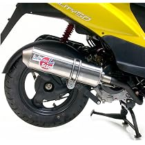 Échappement LEOVINCE Racing En Acier Inoxydable Pour Scooter GY6 4T 50cc - Modèles Kymco, Rex, Qingqi