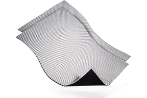 ‎HEYNNA HEYNNA® Zestaw 2 filtrów do okapów kuchennych uniwersalny filtr kombi 2 w 1 filtr z węgla aktywowanego + filtr przeciwtłuszczowy zestaw kombi | 57 x 47cm