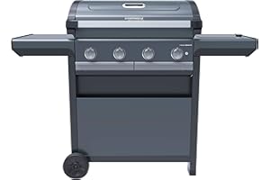 Campingaz Series Select S, BBQ a Gas, griglia Barbecue con 4 Acciaio Inox, 1 bruciatore a Lato, InstaClean Aqua, Culinary Modular System, 13.6 kW, Modello 2021, Gris