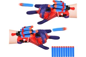 Lanceur de héros, Gant de Lanceur, 2 jouets lanceurs, Jouet de Poignet, Poignet lanceur de toile, Jouets éducatifs drôles pour Enfants pour la fête de Cosplay (A)