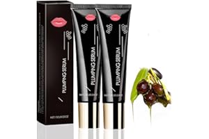 WEIXING 2 Pcs Plumpify Lip Oil Plumper,Clear Lip Gloss Plumping Serum,Hydrating Liquid Lipstick for Enhanced Volume,Nourishing L/ip Gl/oss Clear & Plumping L/ip Gloss,Repairing Products for Fuller Lips