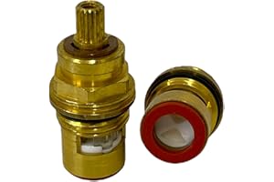 BARBETTA RICAMBI BAGNO VITONE DI RICAMBIO A DISCO CERAMICO COMPATIBILE FRANKE OLD ENGLAND SINISTRO