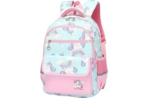 IVYH Mochilas para Niña, Mochilas Niñas Escolares Primaria Mochila Infantil Unicornio Estudiante Bolsas Escolares para Chicas