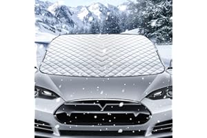 WUIIL Ffrontscheibenabdeckung,Autoscheibenabdeckung Frostschutz Winter Schnee Abdeckung,Winterabdeckung Eisschutzfolie für Gegen Schnee Frost und Sonne,Mehrzweck Eisschutzfolie