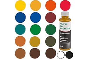 Bodenmeister Abtönfarbe Vollton-Farbe 500 ml, Mischfarbe für Wandfarbe innen und außen, 12 beige hell-braun ocker 901