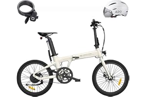 ‎A DECE OASIS A Dece Oasis ADO 20 Air ebike ultraleichtes Aluminiumgehäuse, Riemenantrieb, Nettogewicht 17.5 kg, ADO Smart APP,DREI Geschwindigkeitsmodi Machen das Pendeln in der Stadt bequemer