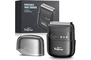 ‎BRIGHTUP Brightup Men's Electric Razor, IPX6 Waterproof Mini Electric Shaver, Compact Foil Shaver Men with Floating Head, Electric Wet and Dry Shaver for Men