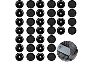 Witbicg 25 Pairs Seat Belt Stopper, Seat Belt Alarm Stopper, Car Seat Belt Holder, Universal Seat Belt Alarm Stopper Plug, No Soldering, Black