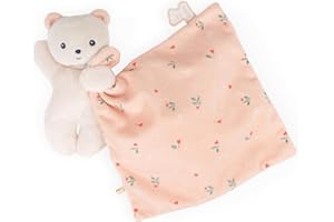 KALOO Carre Douceur Doudou Ours Feuilles d'amour 17CM