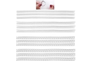 JDXun 12 Pezzi Regolatore Dimensione Anello Trasparente, Riduttore Anello Dito, Ring Size Adjuster, 4 Taglie Riduttore Dimensione Anello,Invisibili Stringi Anello Molla Regolatori