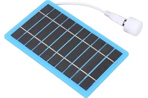 Haofy Effektiv 5W 5V Bärbar Solpanelladdare för Telefoner och Ficklampor, Idealisk för Campingvandringsfiske, ABS blå Solpanel