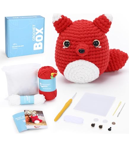 Kit all'uncinetto per principianti Kit per maglieria a forma di animale