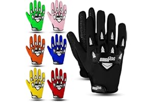 SAGA SPORTS Gant Moto Enfant – Gants Moto Enfants & Gant Moto Cross Enfant avec Protection Ultime – Gants BMX Enfants pour Jeunes Champions