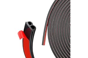 Dricar Autotürdichtung Autotür Türdichtung Kantenschutz Gummidichtung, DIY 16 Meter Gummidichtung Strip Typ B, Auto Zierleiste Chrom Zierleisten Trim