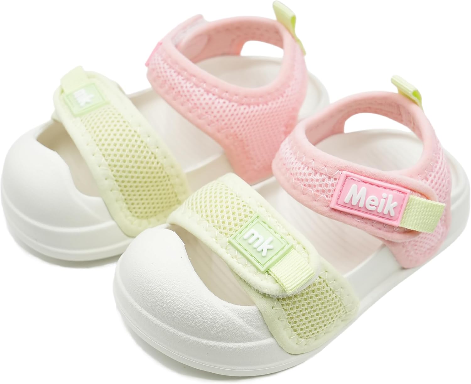 Meik Mangni Sandalias Punta Cerrada Niño Niña Verano Sandalia Deportivas Unisex bebé Transpirables Zapatillas Playa Piscina con Suela Antideslizante,Tallas 21-31 EU