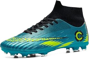 Donbest Botas de Fútbol para Hombre Spike Zapatos de fútbol Profesionales Aire Libre Calzado de Fútbol Atletismo Zapatillas de Fútbol