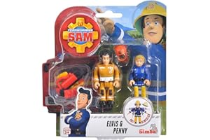 Fireman Sam Elvis & Penny | Sam Il Pompiere | Gioca Figure | Simba Toys