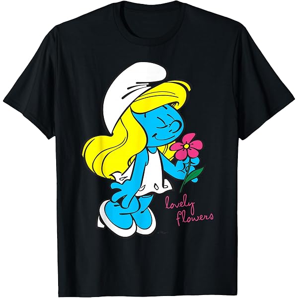 Les Schtroumpfs Bosmurfts019 T-Shirt, Bianco, 10 Anni Bambini E Ragazzi