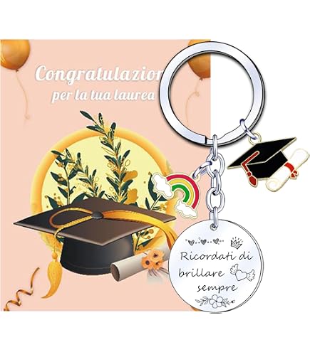 portachiavi acrilico personalizzato per laurea portachiavi