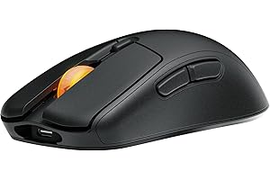 Fnatic BOLT Mouse da Gaming Wireless – Sensore Pixart 3370, 69g, WiFi & Bluetooth, Durata della Batteria 110-210h, Carica USB-C, Switch Kailh GM 8.0, 4 Profili e DPI Fasi, PTFE vergine, Windows