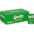 SPRITE Regular, Lemon Lime Flavored, Carbonated Soft Drink, Can 150ml, pack of 15