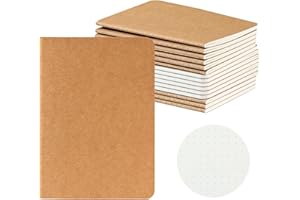 ‎HOMEMARS HOMEMARS Notizbuch A6,16 Stück, 100 GSM,Dickes Papier,A6 Dotted, Notizbuch Klein, Notizblock A6, Notizheft A6, 10x14cm, 60 Seiten, Kartonabdeckung