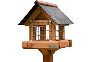 Riverside Woodcraft Safe Haven Slate Roof Bird Table (Eco Upgrade 50mm)