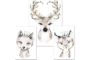 artpin® - Juego de 3 pósteres para habitación de niños – A4 imágenes para habitación de bebé – Decoración para niña P31.