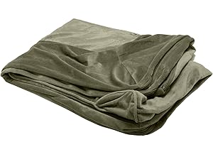 FurHaven Copertura di ricambio per letto per cani in finta pelliccia e velluto, lavabile in lavatrice, salvia scuro, Jumbo (XL)