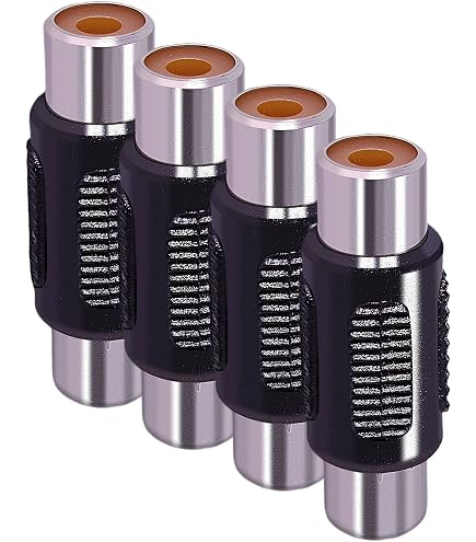 Connettore RCA placcato oro accoppiatore femmina a femmina per