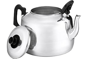 Pendeford TP24 Catering Aluminium Teapot 8 Pints/4.5 Litres , Silver