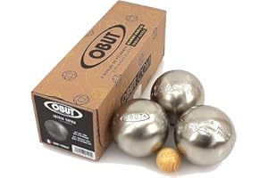 Obut Loisir inox TATOU, jeu de 3 boules