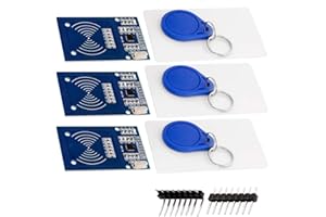 AZDelivery 3 x RFID Kit RC522 mit Reader, Chip und Card 13,56MHz SPI kompatibel mit Arduino und Raspberry Pi inklusive E-Book!