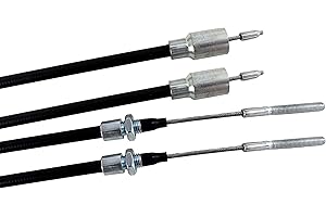 TRAILER PARTS4U p4U 33921-1.06 - 2 funi del Freno per Knott, Lunghezza della Custodia: 730, Lunghezza Totale: 940 mm, 20-2425/1, Cavo Bowden 33921106