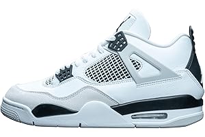 Air Jordan 4 Retro - 308497 106, White/Black-neutral Grey, 13 UK