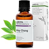 BIO - Olio essenziale Verbena Esotica - 30mL - 100% Puro, Naturale, Chemiotipizzato e Certificato AB/Cosmos - Aroma Labs (Mar