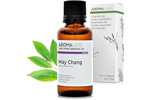 Verbena Esotica BIO (Litsea cubeba) - 30 mL - Olio Essenziale Chemiotipizzato e Certificato AB/Cosmos - Aroma Labs - Made in France