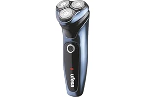 Ufesa AR3050 Afeitadora Eléctrica Rotativa Metal con Cuchillas Flexibles Dual Blade, IPX7, Cabezal Pivotante, Cortapatillas Extensible, Diseño Ergonómico, 45Min de Autonomía, Carga Rápida