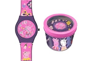 Luxe Elite Peppa Pig Watch PP17021 for Kids – Children’s Analogue Timepiece with Pink Design – Ideal Toy Gift