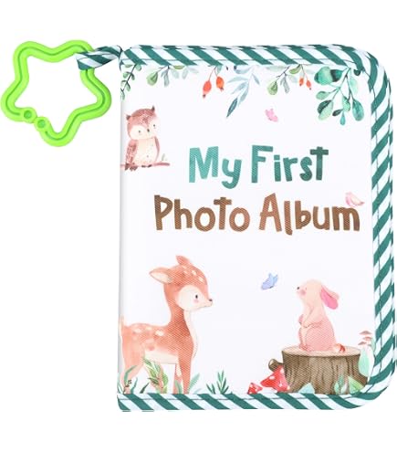 Bambino Baby-Fotoalbum – Twinkle Twinkle, 10x15 Cm, 40 Seiten, Mit Schleifenverschluss, Perfekt Als Geschenk Zur Babyparty