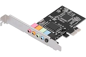 ‎PUSOKEI Vollduplex-5.1-Kanal-PCI-Express-Soundkarte, CMI8738-Chip-Stereo-Audiokarte, für für Desktop, Computer für Heimkino, große 3D-Spiele