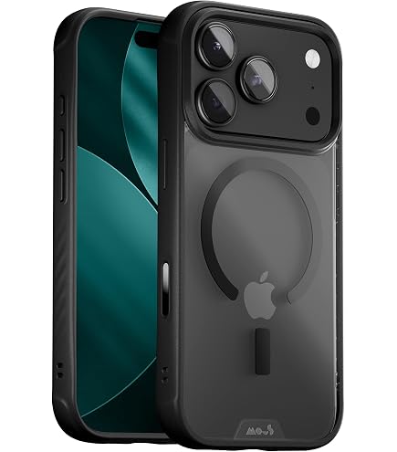 tech21 EvoPro - Custodia protettiva per iPhone 16 Pro, compatibile con MagSafe, protezione contro gli impatti 21 volte testata secondo gli standard militari, colore blu navy/giallo