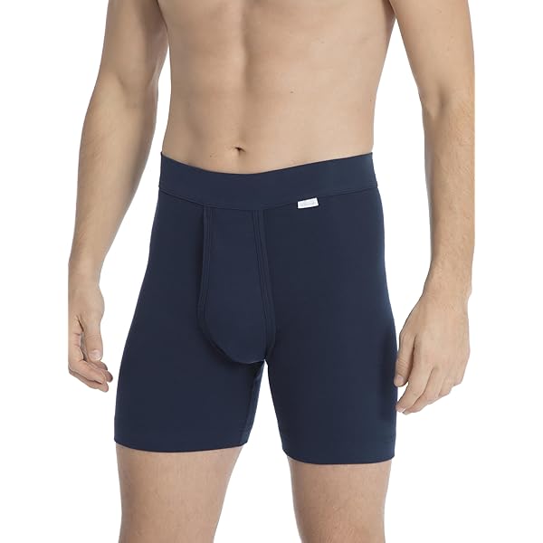Hermko drie-pack dubbele ribbroek met gulp, wit - WEISS