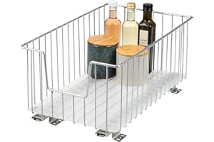 bremermann Cajón telescópico de 30 cm de Ancho, cajón de Cocina con Estante (Cromo)