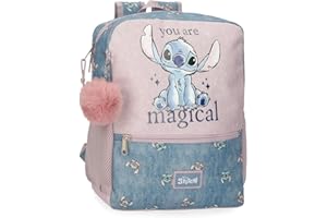 Disney Joumma Bags Stitch You are magical Rucksäcke, Schulrucksäcke, Kinderrucksäcke, Inkl. dekorativem Pompom, diverse Fächer