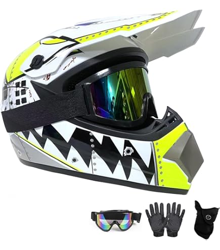 Casco Da Motocross Per Bambini - Certificato ECE R22.06, Per Quad, Scooter E Fuoristrada - Foto 11